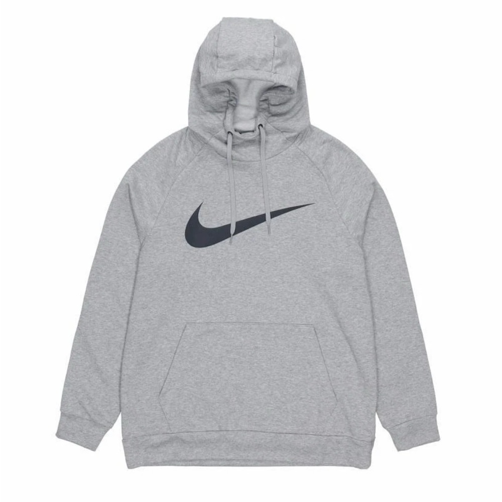Nike Dri-FIT Men's Training Hoodie pullover Sweatshirt CZ2425-063 gray NEW NWT